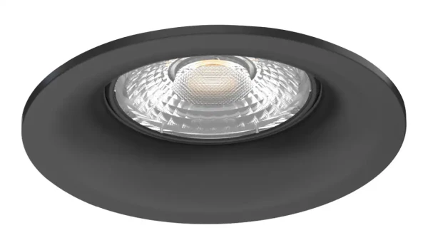 Encastré aries tilt noir ip5x/65 ik07 led 8w 3cct 2700/3000/4000k 800lm 50000h - Aric - 51745