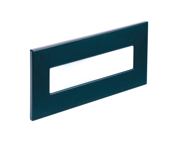 Baliz 3 - encastré mur rectang., fixe, anthracite, led intég. 3,8w bleu - Aric - 51839