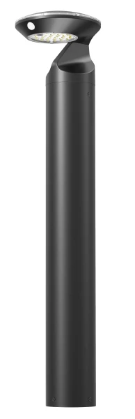 Borne solaire sensol ip66 ik10 a/sensor ir 3cct 2200/3100/4000k 4w 600lm noir - Aric - 51900