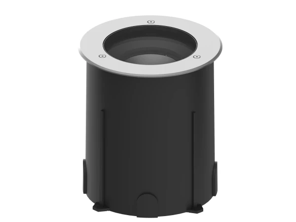 Lumisol 175 - enc.sol ext. ip67 ik10 inox 316l, rond, led 9,6w 36° 4000k 1350lm - Aric - 51905