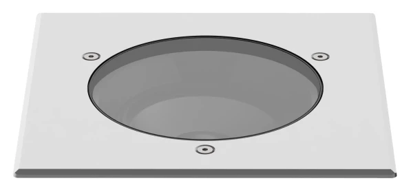 Lumisol 175 - enc.sol ext. ip67 ik10 inox 316l, carré, led 9,6w 15° 3000k 1250lm - Aric - 51913