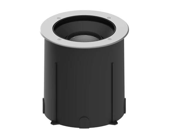 Lumisol 230 - enc.sol ext. ip67 ik10 inox 316l, rond, led 19w 15° 4000k 2500lm - Aric - 51928