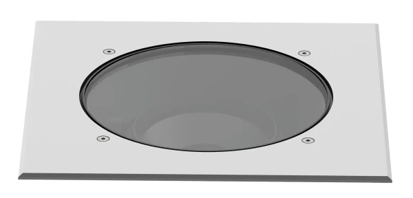 Lumisol 230 - enc.sol ext. ip67 ik10 inox 316l, carré, led 19w 15° 4000k 2500lm - Aric - 51940