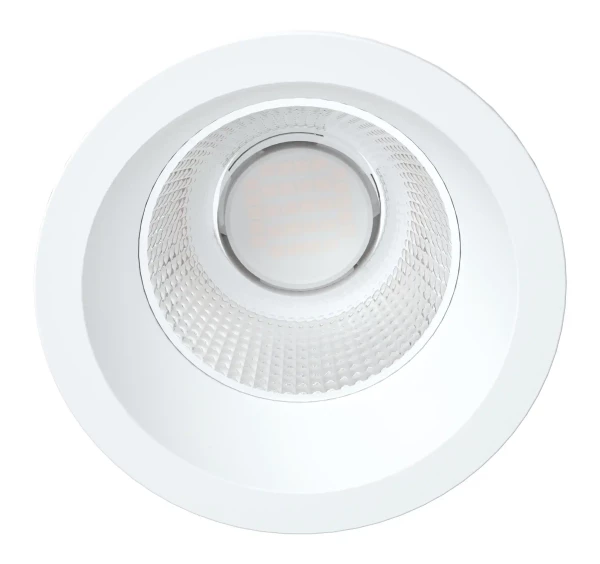 Encastré riva 2 cct 3000/4000k ip64, Ø113mm, blanc, led 9w 60° 950lm, dim - Aric - 51970