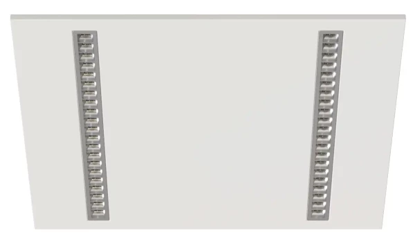 Dalle modulo 600x600 ugr16 25w 2cct (3000k/4000k) 3500lm 50000h blanc et silver - Aric - 51976