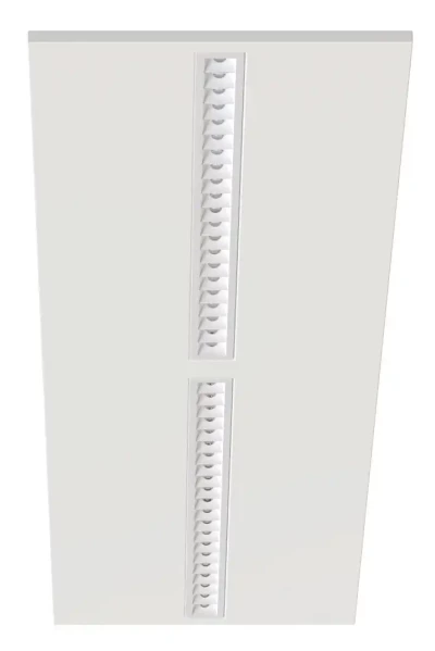 Dalle modulo 300x1200 ugr19 25w 2cct (3000k/4000k) 3500lm 50000h blanc - Aric - 51978