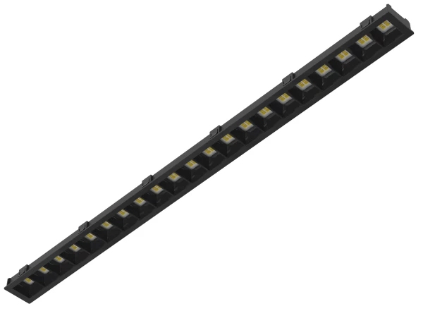 Module led noir ugr16 pour dalle modulo, 12,5w cct 3000/4000k 1500lm 50000h - Aric - 51988