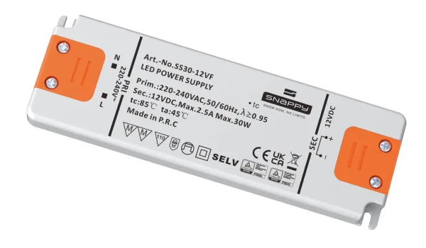 Alimentation led 12v dc 30w ip20 - Aric - 52065