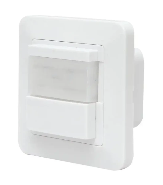 Détecteur/sensor infrarouge 120° interrupteur mural, 200w max - Aric - 52080