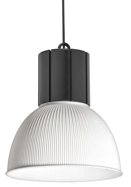 Lexa dali - susp. Ø316mm, noir / blanc, led intég. 37w 60° 3000k 3600lm - Aric - 56012