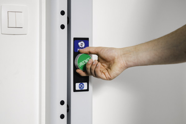 Serrure motorisée applique 2 pts 12v ac/dc droite - ht 620mm - anti-effraction - CDVI - KIT e-LOCK 2P D