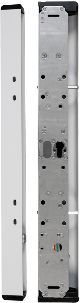 Serrure motorisée applique 2 pts 12v ac/dc droite - ht 620mm - anti-effraction - CDVI - KIT e-LOCK 2P D