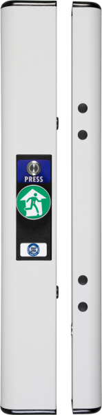 Serrure motorisée applique 2 pts 12v ac/dc droite - ht 620mm - anti-effraction - CDVI - KIT e-LOCK 2P D