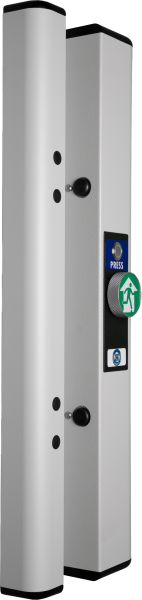 Serrure motorisée applique 2 pts 12v ac/dc gauche - ht 620mm - anti-effraction - CDVI - KIT e-LOCK 2P G