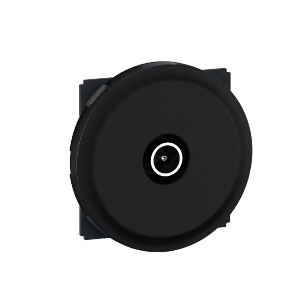 Prise tv simple mâle noir format dépôt - céliane - Legrand - CFN0382