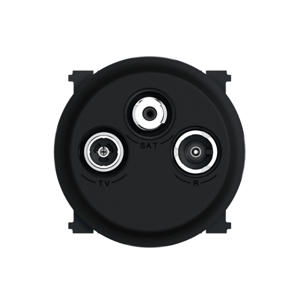 Prise tv-r-sat dab+ noir format dépôt - céliane - Legrand - CFN0388