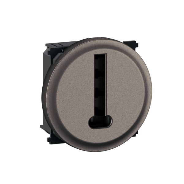 Prise téléphone 8 contacts titanium format dépôt - céliane - Legrand - CFT0338