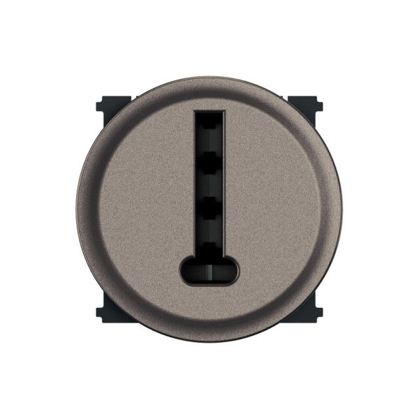 Prise téléphone 8 contacts titanium format dépôt - céliane - Legrand - CFT0338