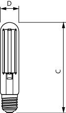 Trueforce core led road e40 32-100w 722 5200lm 25000h - Philips - 129406