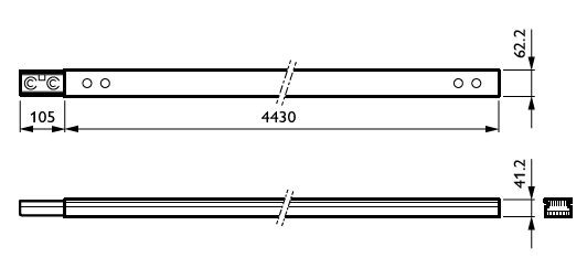 Maxos unify rail ll554t 4x2.5+2x1.5 gen2 bk - Philips - 964945