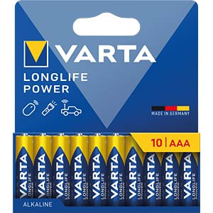 Pile alc.llif po.lr03/aaa x10 - Varta - 559643