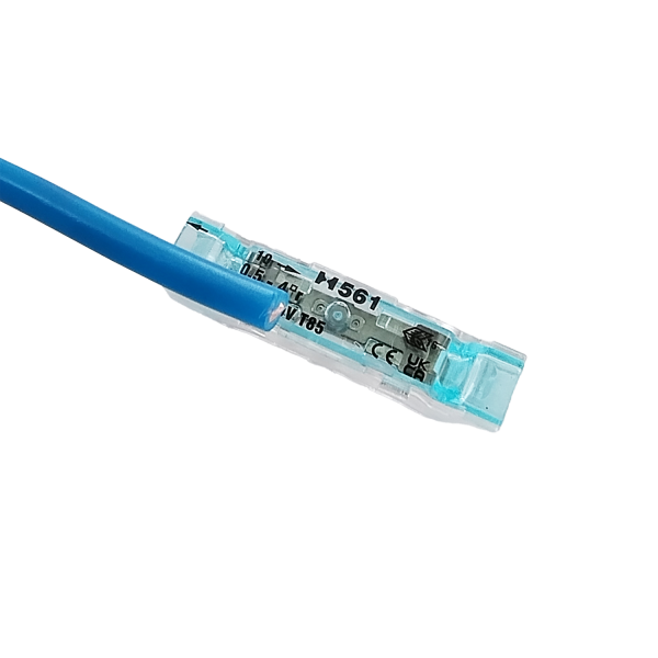 Borne de connexion inline 2 entrées transparente green - BLM - 485110