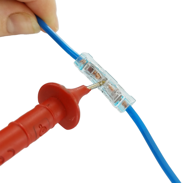 Borne de connexion inline 2 entrées transparente green - BLM - 485110