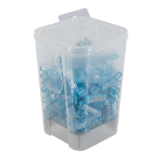 Borne de connexion inline 2 entrées transparente green - BLM - 485110