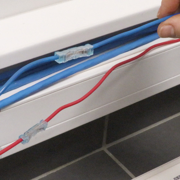 Borne de connexion inline 2 entrées transparente green - BLM - 485110