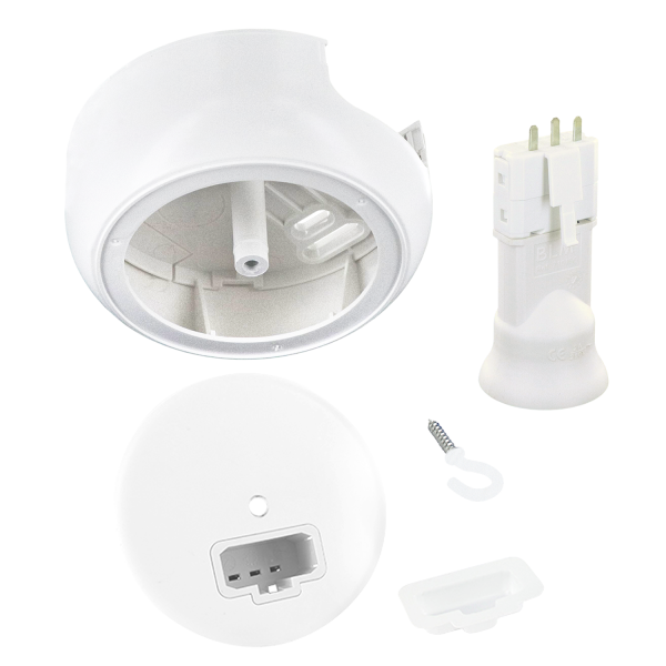 Point de centre dcl saillie pour moulure + piton + fd e27 compacte - BLM - 595527