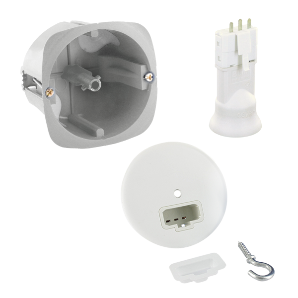 Point de centre no air eco recyclé d67mm profondeur 50mm + fd e27 compacte - BLM - 685527