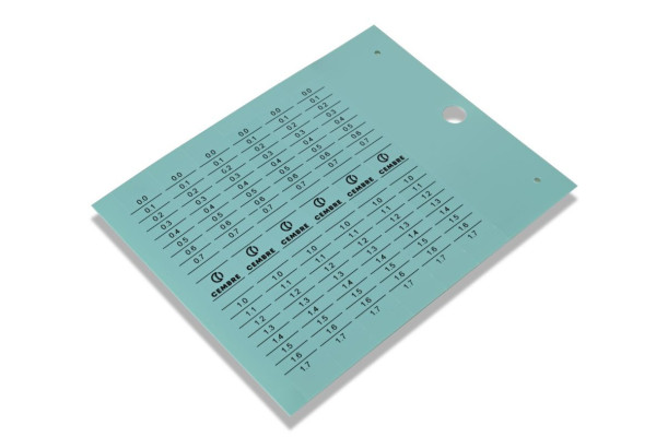 Repère pour automates de type mg-plc 12,7 x 31 x 0,3 mm jaune - Cembre - 71048