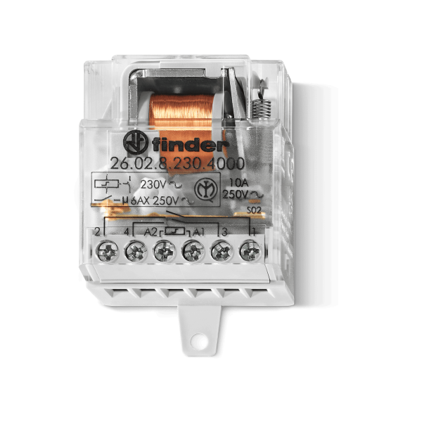 Telerupteur boite volet roulant 2no 230ac 4 seq 10a (260882304000) - Finder - 460802