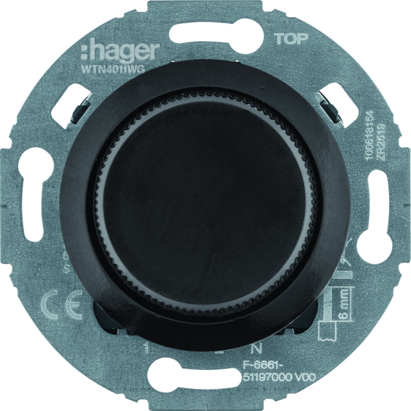 Auxiliaire de variateur 1930 rotatif nuit - Hager - WTN4041BG