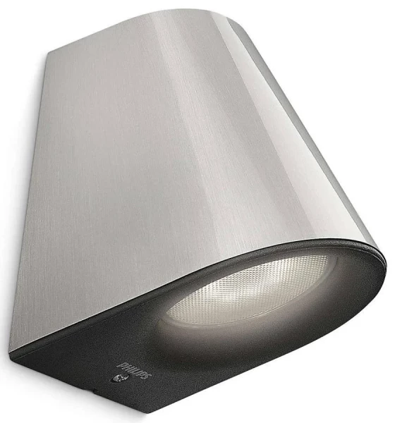 Applique LED Philips Virga IP44 3W 2700K 270lm inox - Philips - 172874716