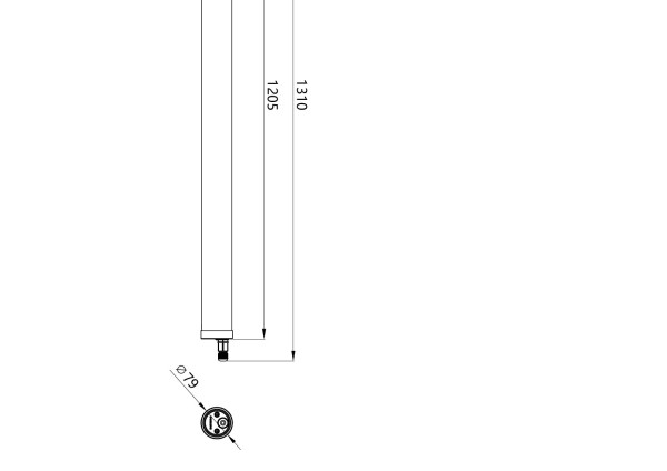 Coreline etanche tubulaire 1500 wt210c 840 on/off 44w 7000lm ip68 ik10 100khl80 - Philips - 329639