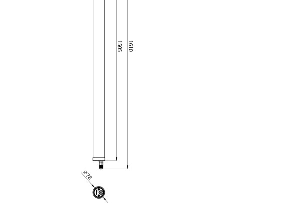 Coreline etanche tubulaire 1200 wt210c 830 on/off 31w 4650lm ip68 ik10 100khl80 - Philips - 329684