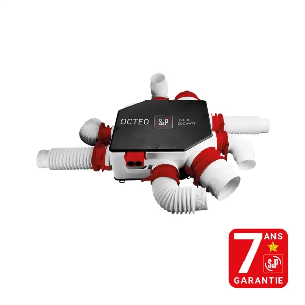 Caisson ecowatt iso 10 mm, régulée 4000 m3/h d 450 mm dépressostat inter prox - S&P France - 245256