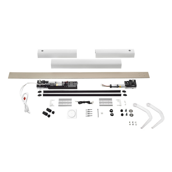 Kit de motorisation pour volet battant yslo flex io 2 vantaux - marron/noir - Somfy - 1247169