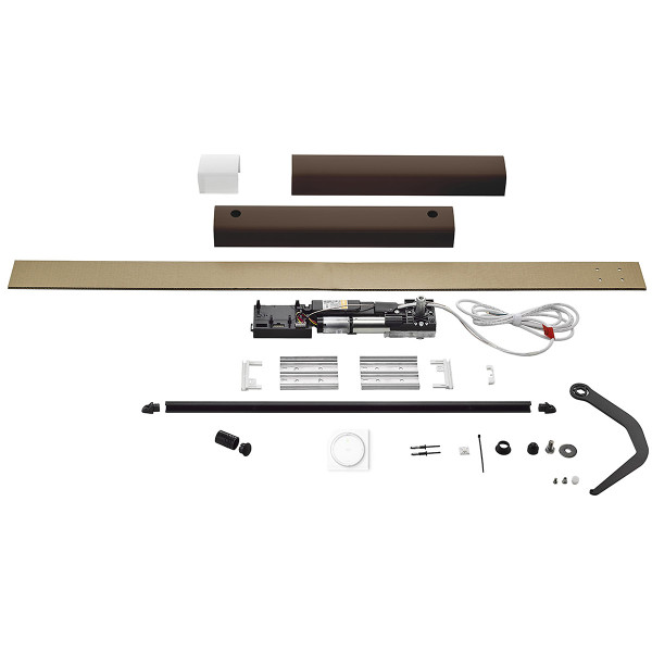 Kit de motorisation pour volet battant yslo flex io 1 vantail-marron/noir - Somfy - 1247172