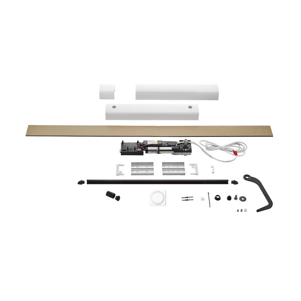 Kit de motorisation pour volet battant yslo flex io slim 2 vantaux - blanc - Somfy - 1247174