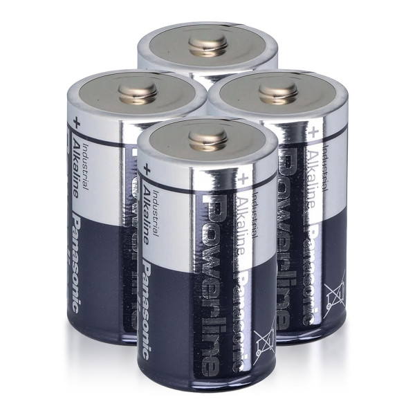 Lot de 4 piles alcalines lr20 panasonic powerline - Somfy - 1875270