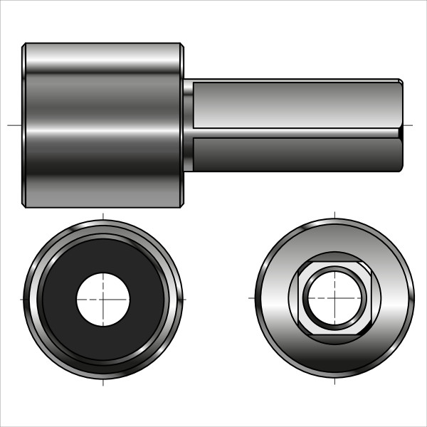 Embout tendeur tube d50 - Somfy - 9129689