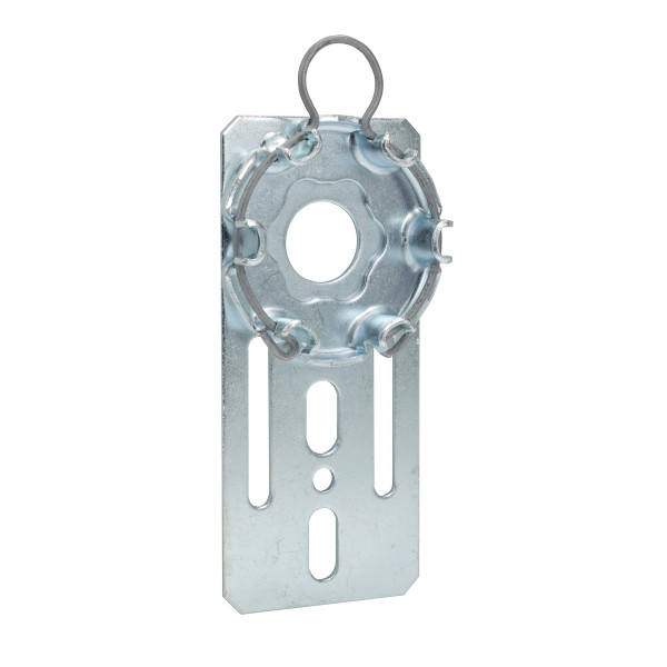 Support zingué ajustable + anneau arrêt - Somfy - 9703948