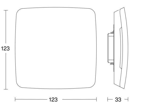 Détecteur de présence multisensor true presence knx noir rayon 15m - Steinel - 086060