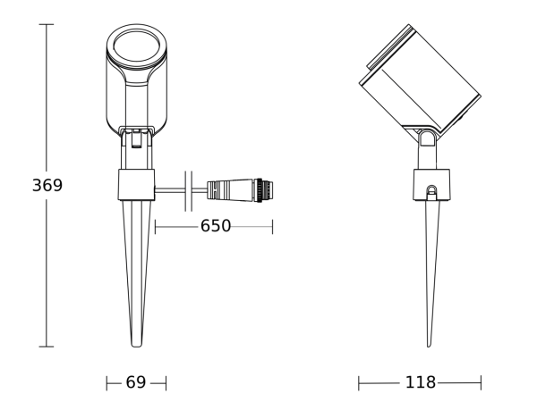 Spot garden c 24v kit de démarrage - Steinel - 093907