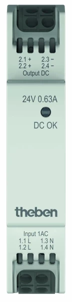 Alimentation theben ps 24v dc largeur 1 module - Theben - 9080034