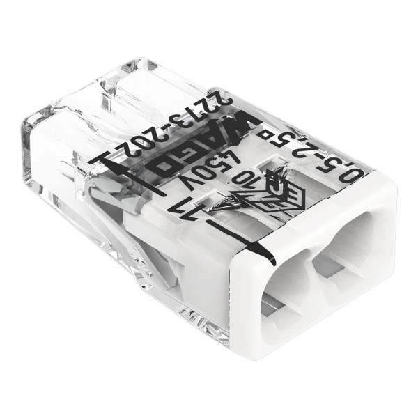 Wago Bornes pour boîtes de dérivation COMPACT borne à 2 conducteurs - Wago - 2273202