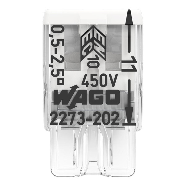 Blister 40 bornes 2273 2 cond. - Wago - 2273202/995040