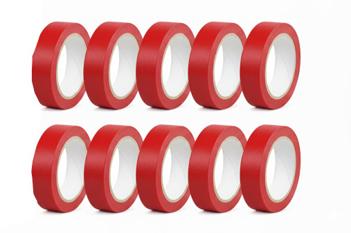 Ruban isolant rouge Klauke 15mm x 10m en PVC et adhésif - usage courant électrique - Klauke - RIS2